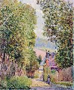 Alfred Sisley Strabe in Louveciennes Spain oil painting artist